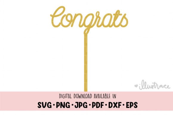 Congrats Cake Topper Png: Crafts & Graphics Review