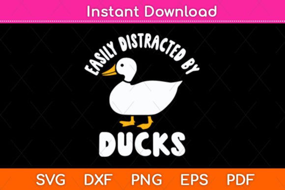 Ducks Cute Walking Graphics for Crafts