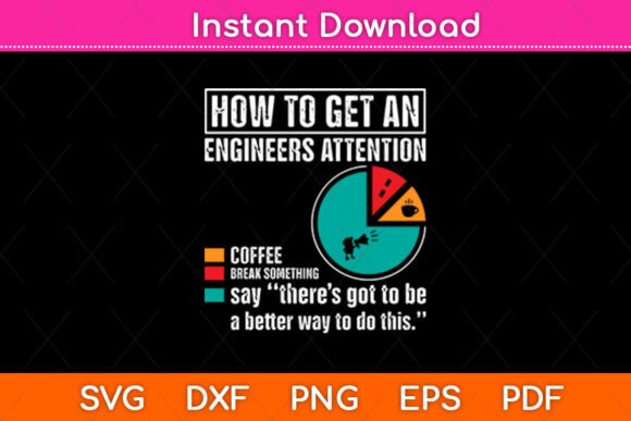 Engineer Coffee Graphics for Crafts