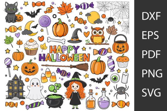 Halloween Graphics for Crafts & Brands