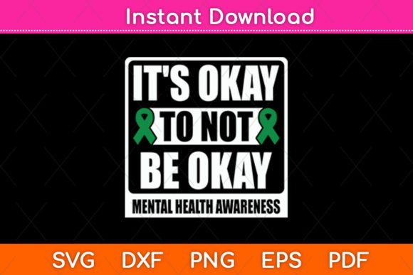 It's Okay Brain Graphics for Crafts