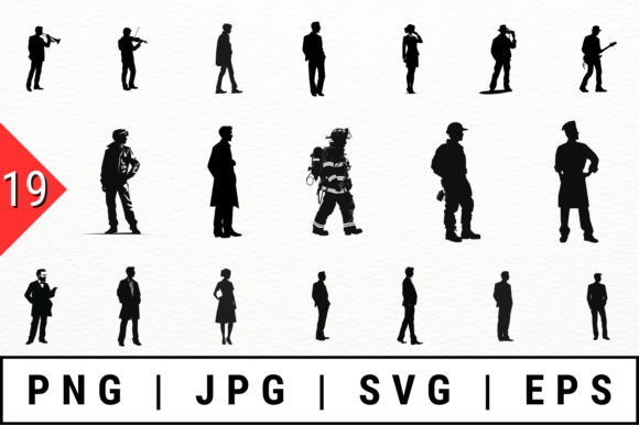 Profession Silhouettes: Graphics for Crafts